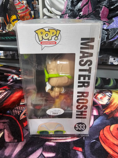 Dragon Ball Super Master Roshi 7BAP Funko Pop Signed by Mike McFarland