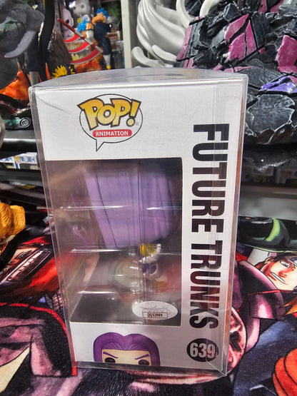 Dragon Ball Z Future Trunks Hot Topic Funko Pop Signed by Eric Vale
