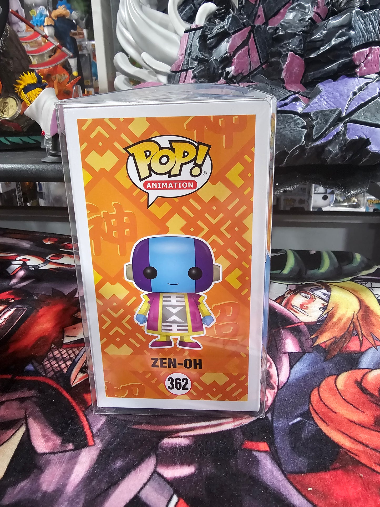 Dragon Ball Super Zen-Oh Galactic Toys 7BAP Funko Pop Signed by Sarah Wiedenheft