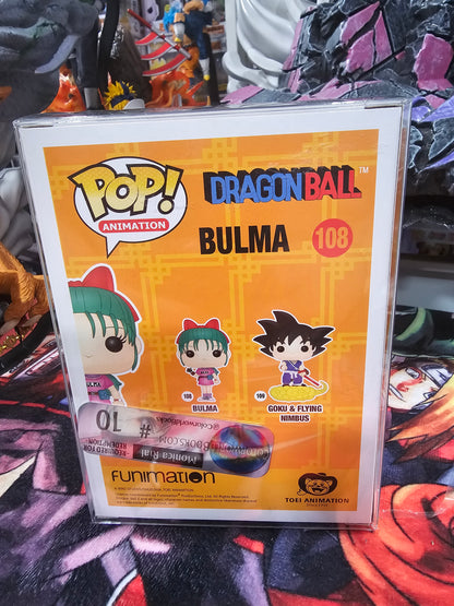 Dragon Ball Bulma Funko Pop Signed by Tiffany Vollmer