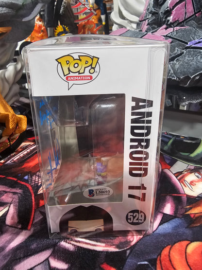 Dragon Ball Z Android 17 Funko Pop Signed by Chuck Huber