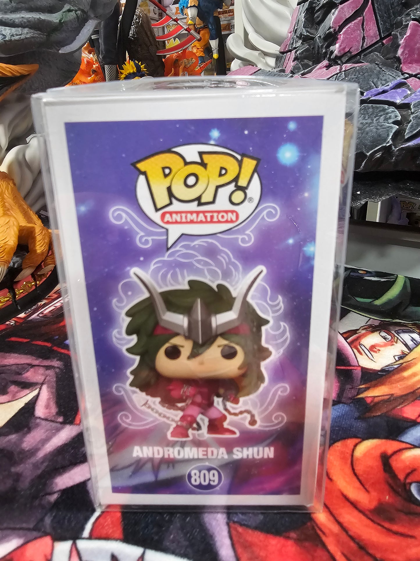 Saint Seiya	Andromeda Shun Funko Pop Signed by Chris Patton