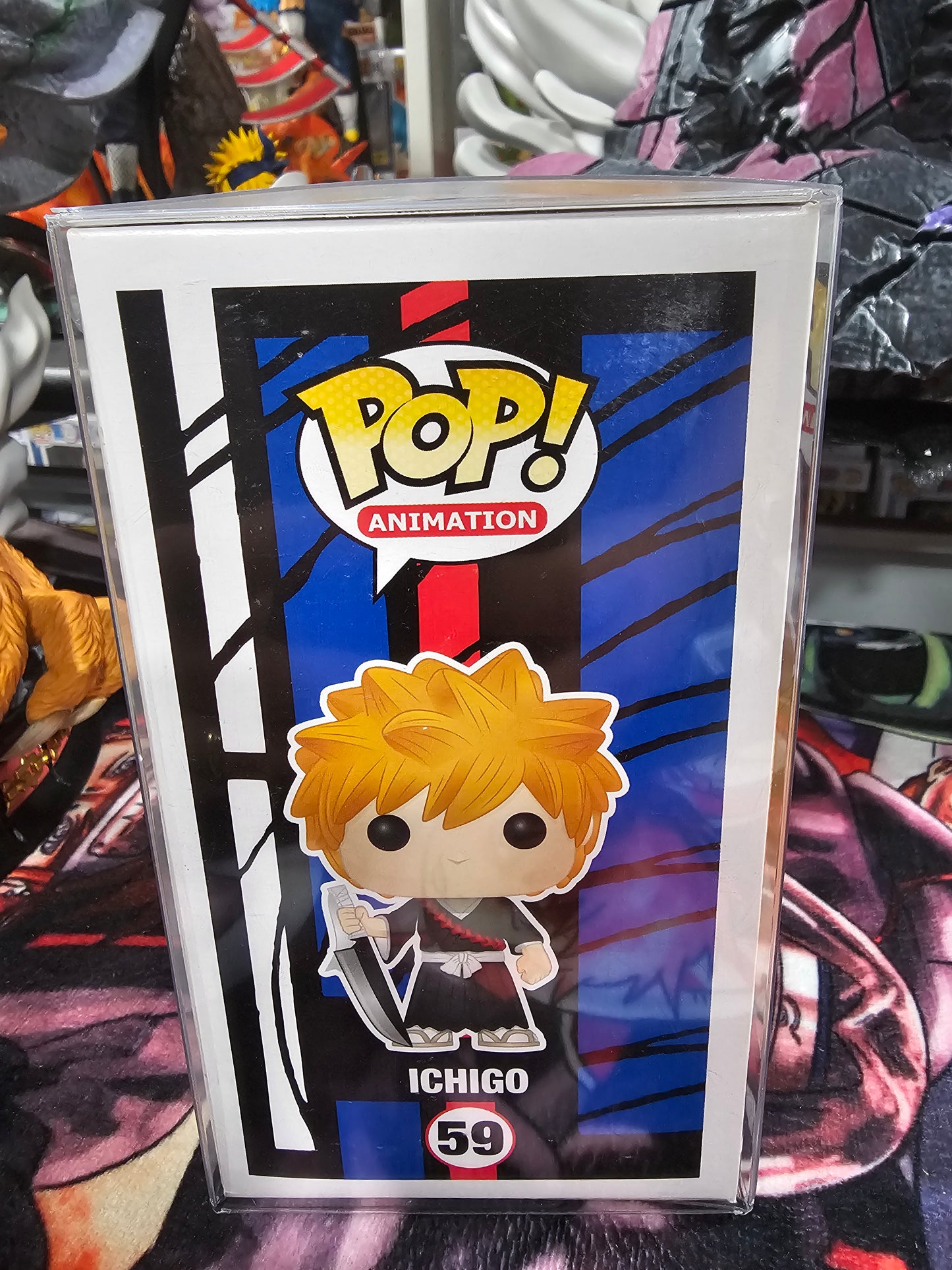 Bleach Pre Release Hot Topic Ichigo Funko Pop Signed by Johnny Bosch