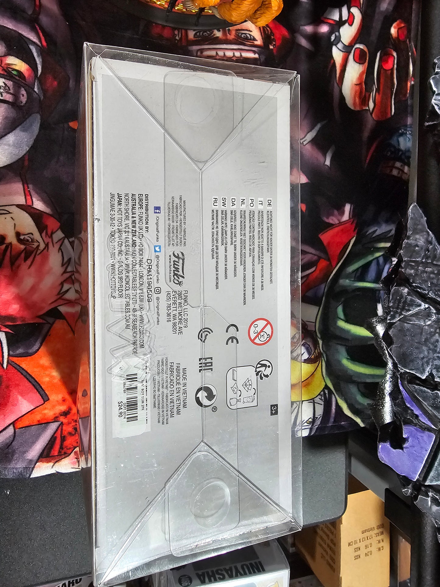Dragon Ball Z Failed Fusion Box Lunch Funko Pop Signed by Sean Schemmel, Chris Sabat, Laura Bailey, Kara Edwards, and Alexis Tripton