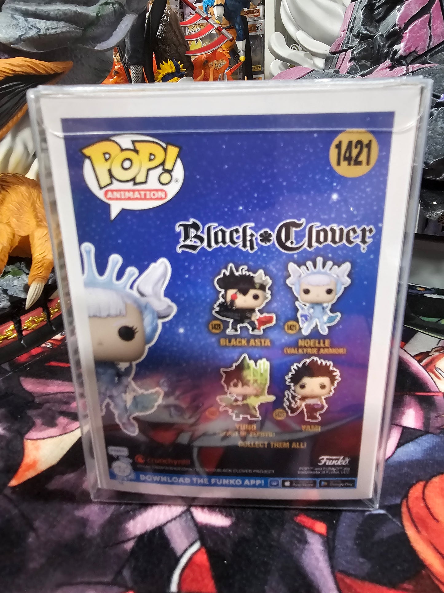 Black Clover Noelle Entertainment Earth Diamond Funko Pop Signed by Jill Harris "I'm royalty!"