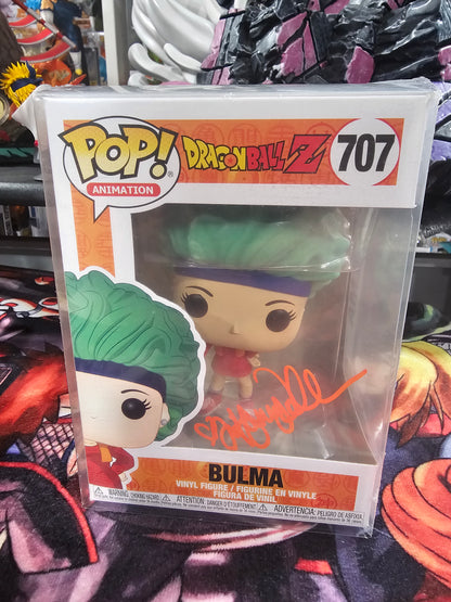 Dragon Ball Z Bulma Funko Pop Signed by Tiffany Vollmer