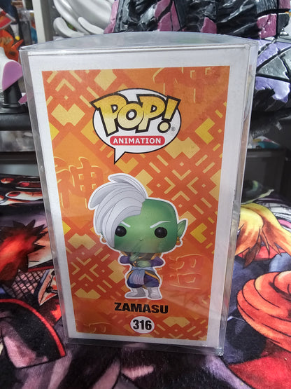 Dragon Ball Super Zamasu Walmart Exclusive GITD Funko Pop Signed by James Marster