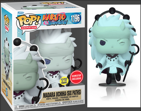 Madara Uchiha GITD Gamestop Exclusive Funko Pop