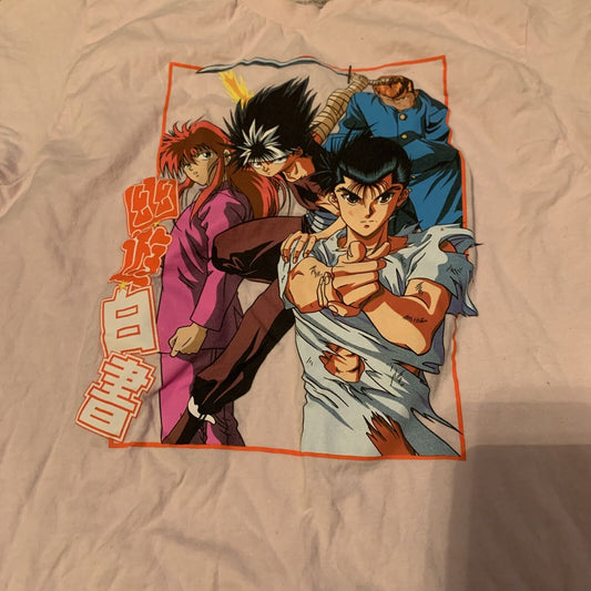 Yu Yu Hakusho (Group) T-Shirt - Pink