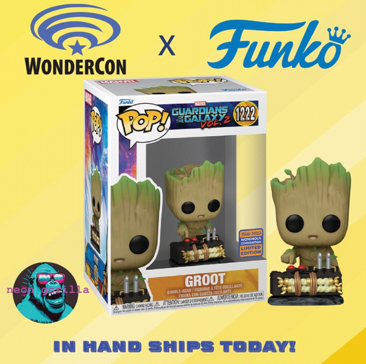 Groot Wonder Con Funko Pop 1222