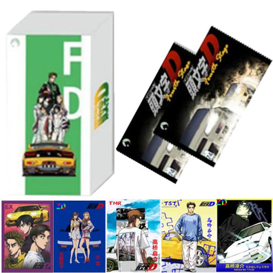 Original Initial D Collectible Cards Final Stage Commemorative Edition Character Card Project D Red Suns Children's Anime Toys