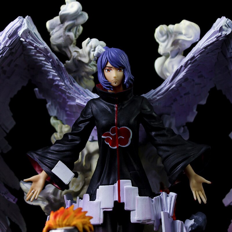 GK Pain And Konan Figure Fetters Peace Akatsuki Scene Statue PVC