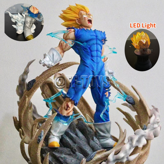 Dragon Ball Z GK Vegeta Figure Self-destruct Majin Vegeta Figurine 27CM PVC