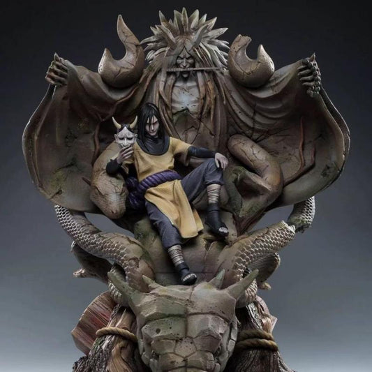 GK Naruto Orochimaru Action Figure Anime 48cm Oversize Statue Collection Desktop Decoration Gift Toys For Kids