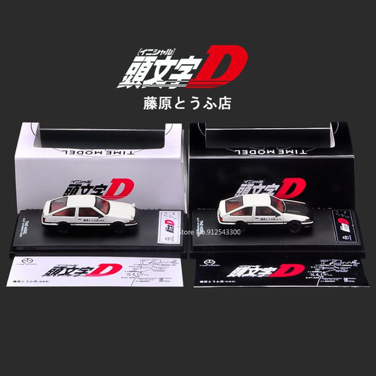 1/64 Initial D AE86 Car Models Toy Alloy Metal Diecast Toyota Initial D Simulation Model Car Free Dismounting Vehicle Collection